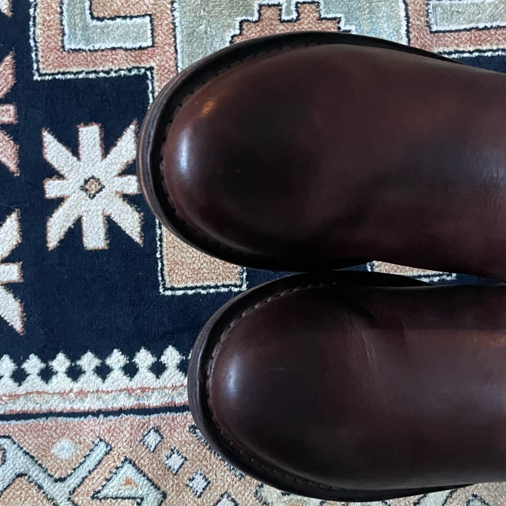 Studded Brown Ankle Boots - Picture 6 of 11